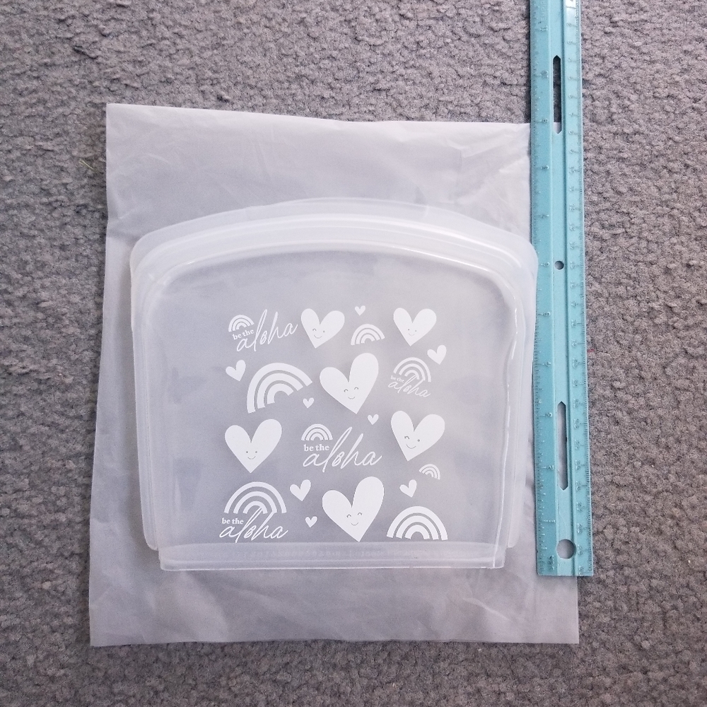 Silicone ziploc